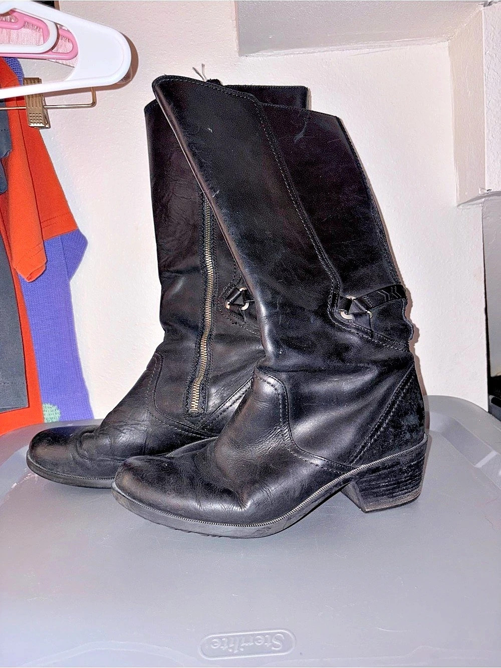 Teva Rowena Tall Black Heeled Boots